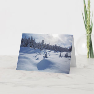 Snowy Landscape Card