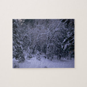 Snowy Landscape Forest Jigsaw Puzzle