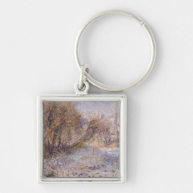 Snowy Landscape Key Ring (Front)