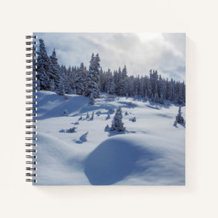 Snowy Landscape Notebook