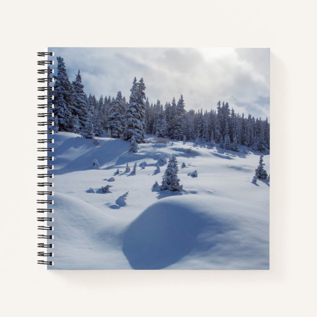 Snowy Landscape Notebook (Front)