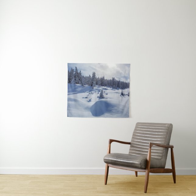 Snowy Landscape Tapestry (In Situ (Horizontal))