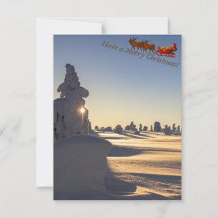 Snowy Lapland Christmas Card