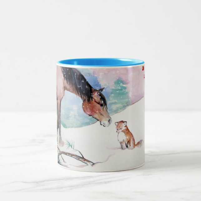 "Snowy Meeting" Mug (Center)