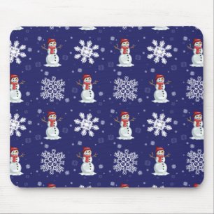 Snowy Men Mouse Mat