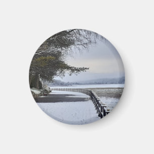 Snowy Morning Magnet