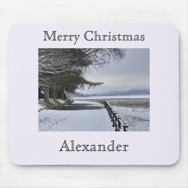 Snowy Morning  Mouse Mat (Front)