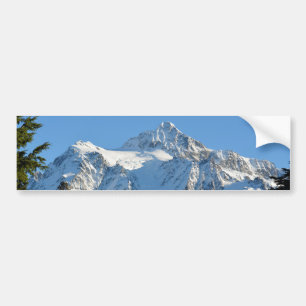 Snowy Mountain Bumper Sticker