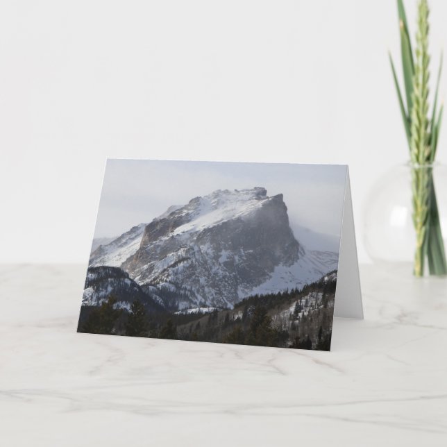 Snowy Mountain Card (Front)