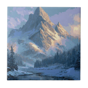 Snowy Mountain Tile