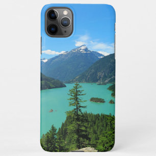 Snowy Mountain Turquoise Lake in Washington iPhone 11Pro Max Case