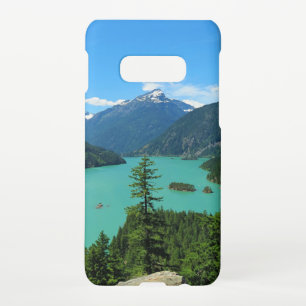 Snowy Mountain Turquoise Lake in Washington Samsung Galaxy Case