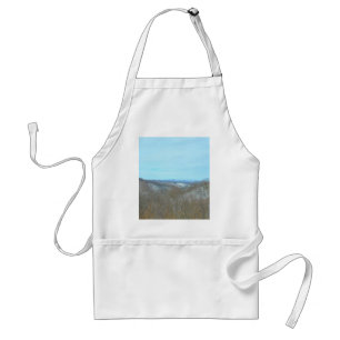 Snowy Mountain West Virginia Overlook Standard Apron
