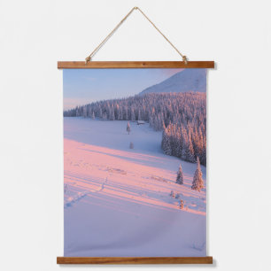Snowy Mountains Hanging Tapestry