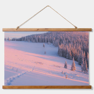 Snowy Mountains Hanging Tapestry