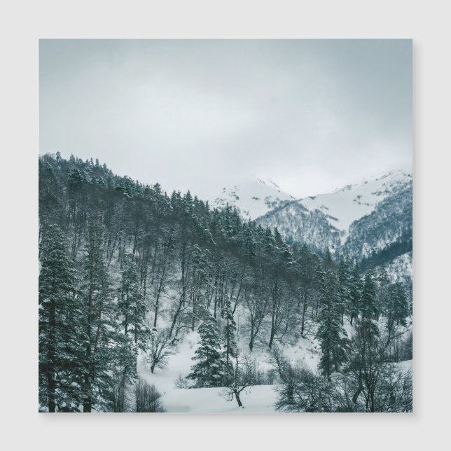 Snowy mountains in Georgia (Front)