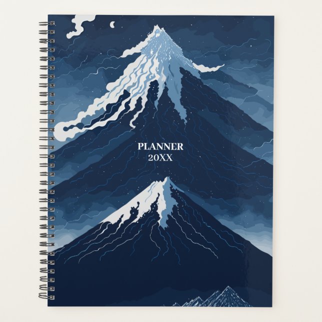 Snowy Mountains Japanese Style Planner (Front)