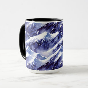 Snowy Mountains Winter Mug