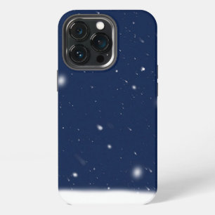 Snowy Night Background iPhone 13 Pro Case