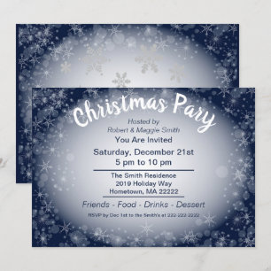 Snowy Night Invitation