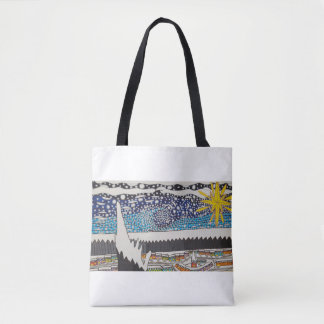 Snowy Nights tote Bag