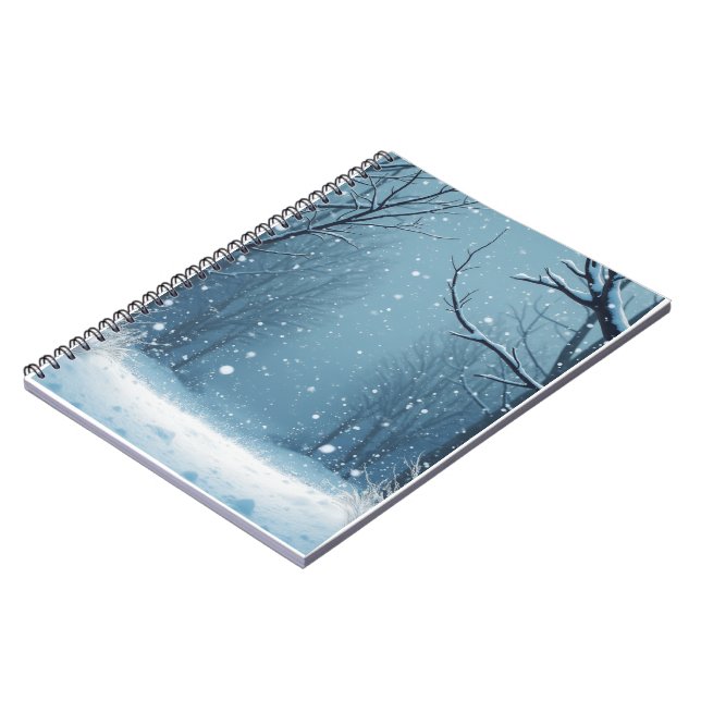 snowy notebook (Left Side)