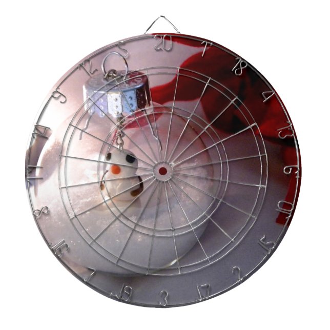 Snowy Ornament Dartboard (Front)