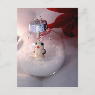 Snowy Ornament Postcard