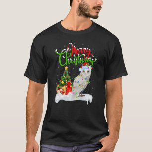 Snowy Owl Bird  Xmas Decorations Snowy Owl Christm T-Shirt