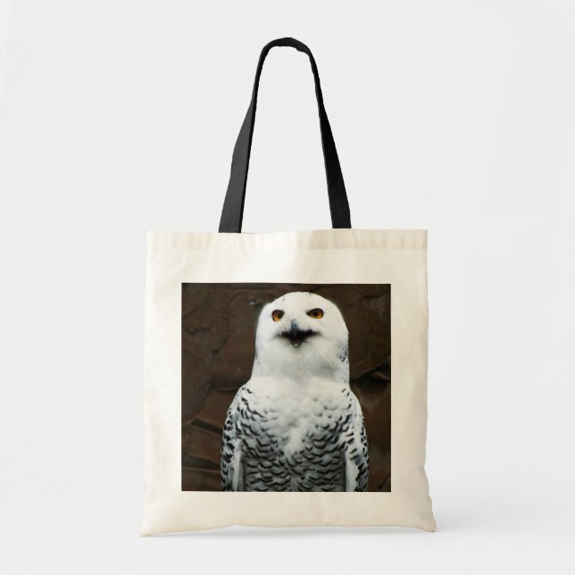 Snowy Owl btcni Tote Bag (Front)