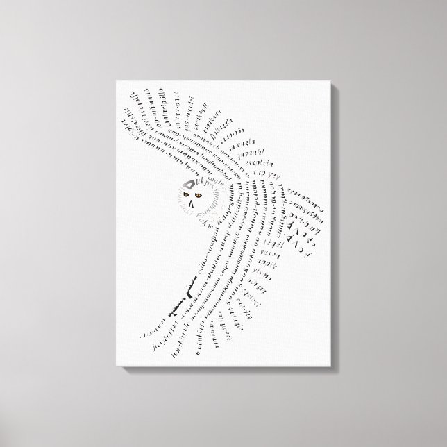 Snowy Owl Canvas Print (Front)