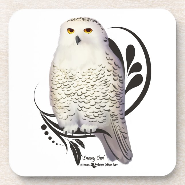 Snowy Owl Coaster (Front)