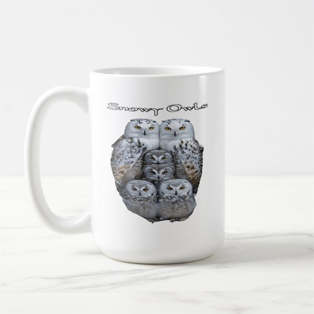 Snowy Owl Coffee Mug (Left)