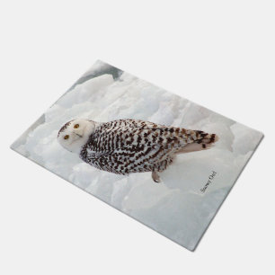 Snowy Owl door mat
