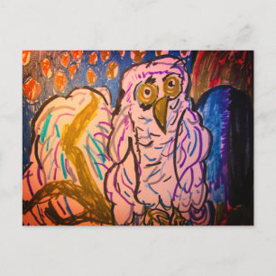 Snowy Owl Forest  Mug Teapot Postcard