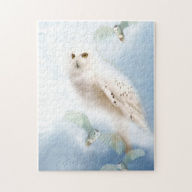 Snowy Owl jigsaw puzzle (Vertical)