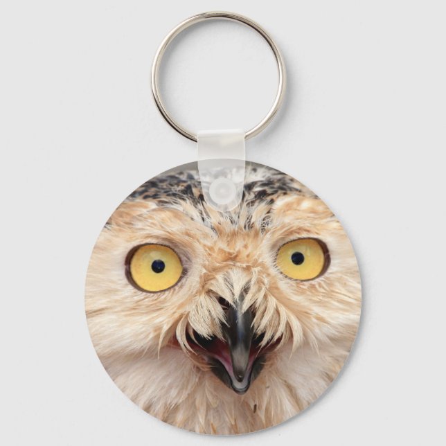 Snowy Owl Key Ring (Front)