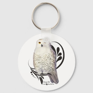 Snowy Owl Key Ring