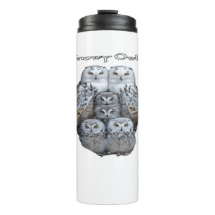 Snowy Owl Leak Proof Thermal Tumbler