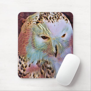 SNOWY OWL MOUSE MAT