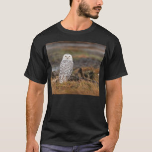 Snowy Owl on a log T-Shirt