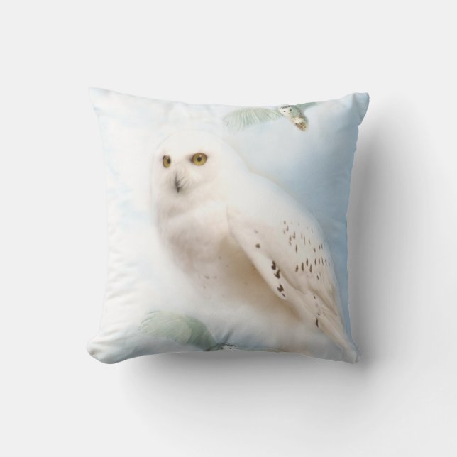 Snowy Owl pillow (Front)