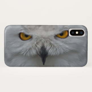Snowy Owl Portrait iPhone X Case