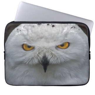 Snowy Owl Portrait Laptop Sleeve