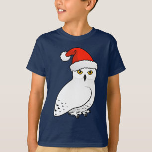 Snowy Owl Santa T-Shirt