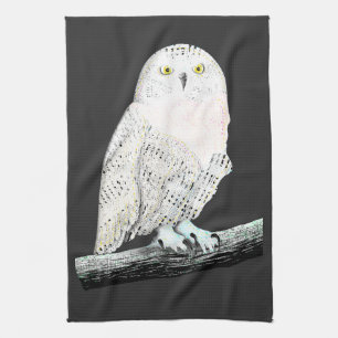 Snowy Owl Tea Towel