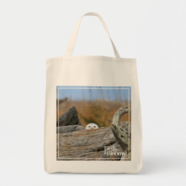 Snowy Owl Tote Bag (Front)
