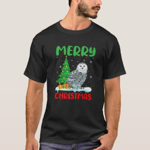 Snowy Owl Tree Xmas Sweater Men Women Ugly Christm