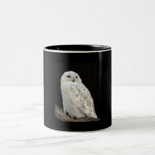 **SNOWY OWL** Two-Tone COFFEE MUG