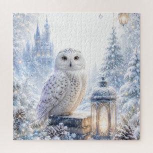 Snowy Owl Winter Magic Jigsaw Puzzle